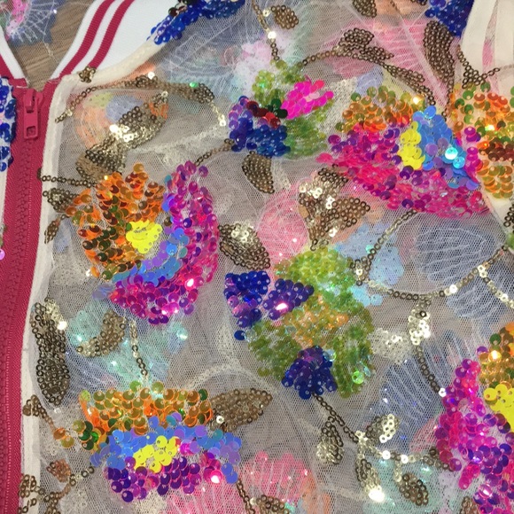 Adore Mesh Sequin Jacket size Medium - Picture 5 of 13